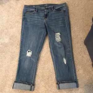 Women’s size 10 30 Modern Crop Loft Jeans